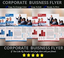 通用型商业传单模板：Corporate Business Flyer